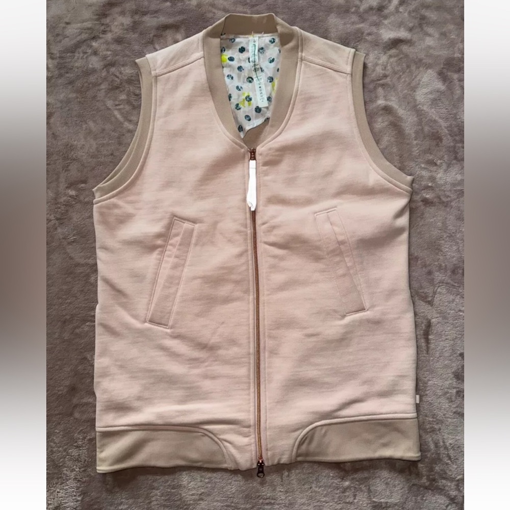 Lululemon Women’s Vest Departure Full Zip Layering Parfait‎ Pink Size 8